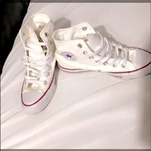 White converse.
